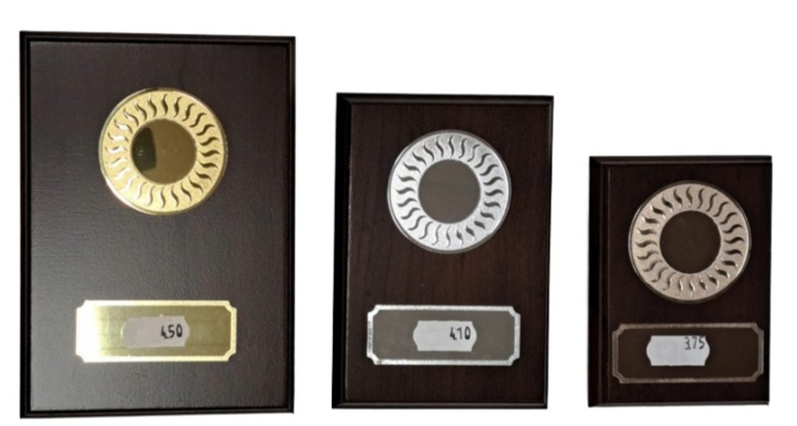 Wandbord MDF Bruin met standaard achterzijde WB 30